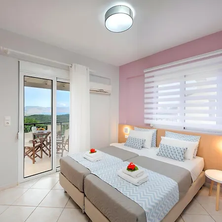 Villa Mare Blue Heated Pool Kournás